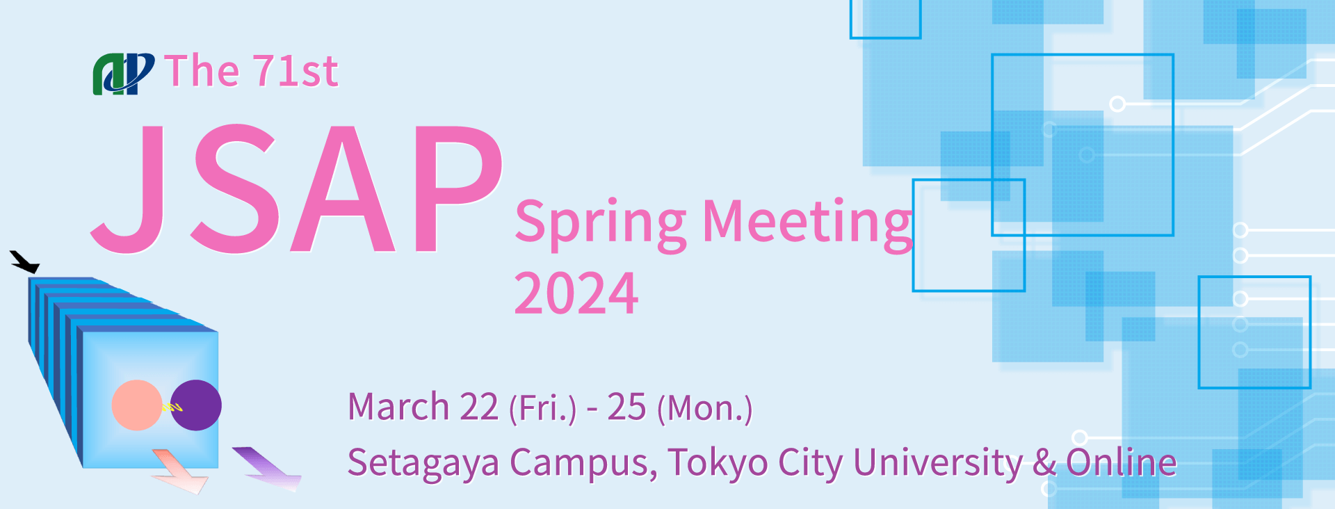 The 71st JSAP Spring Meeting 2024 - JSAP meeting Official Website