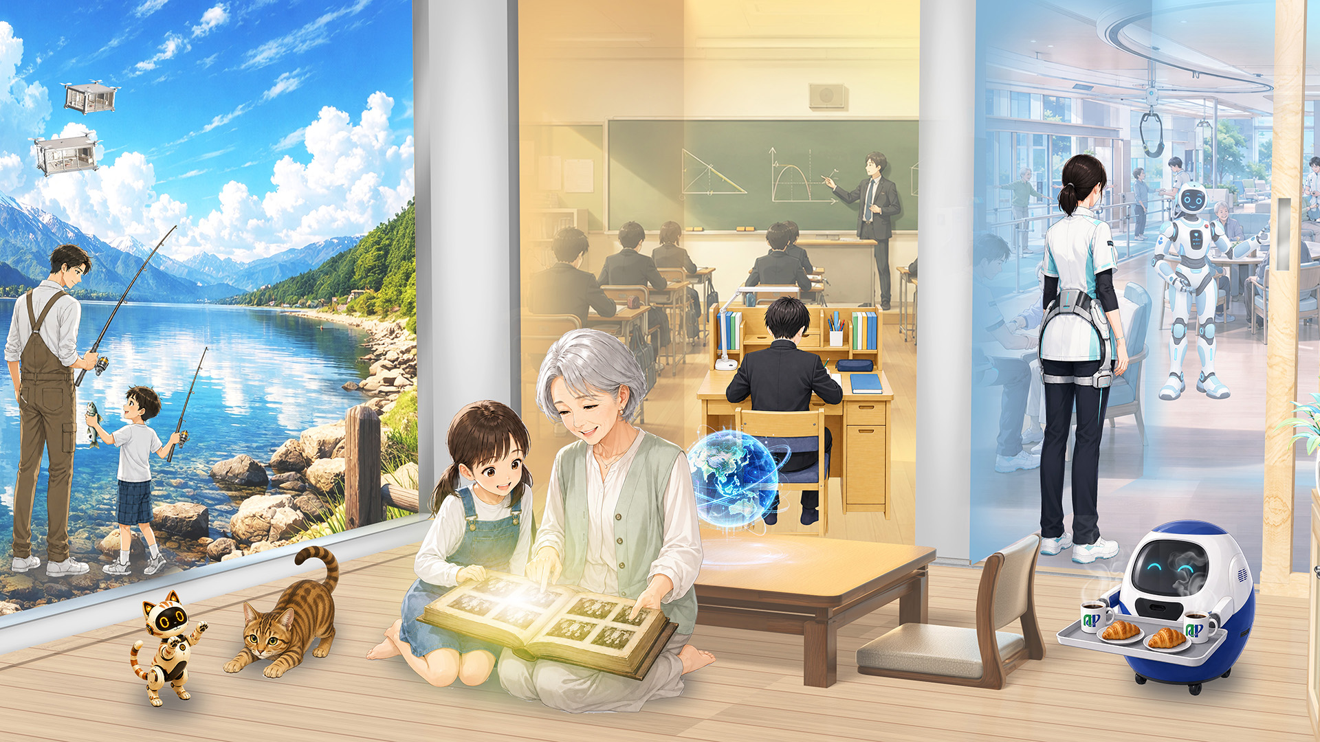 未来ビジョン 2.暮らし ビジュアル