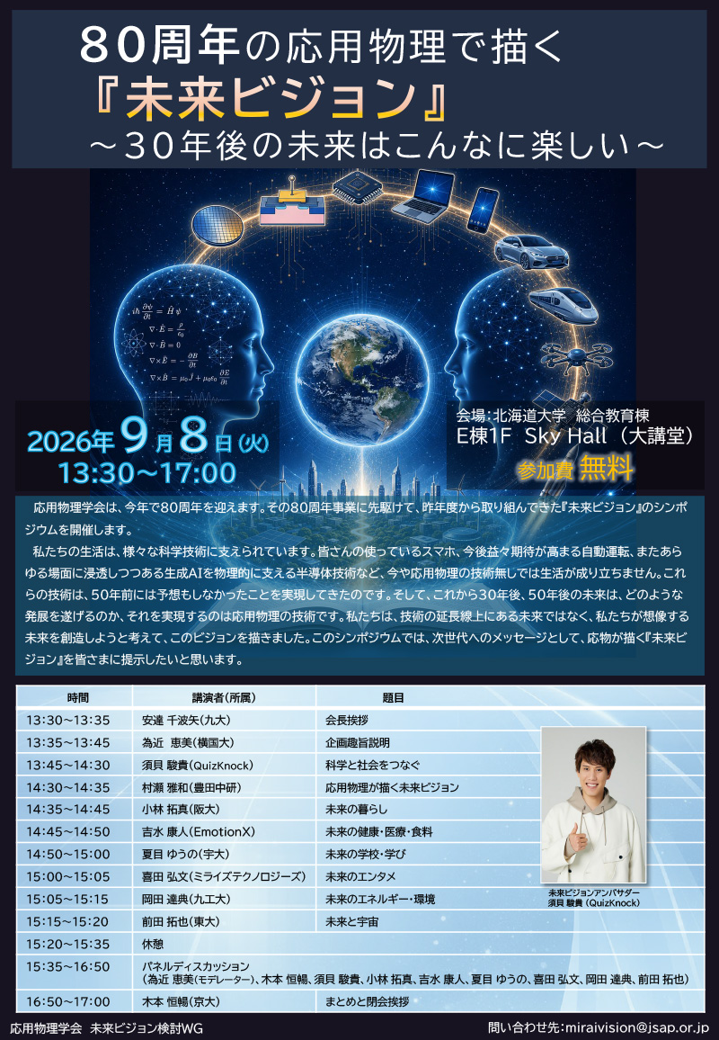 80周年記念シンポジウム① チラシ